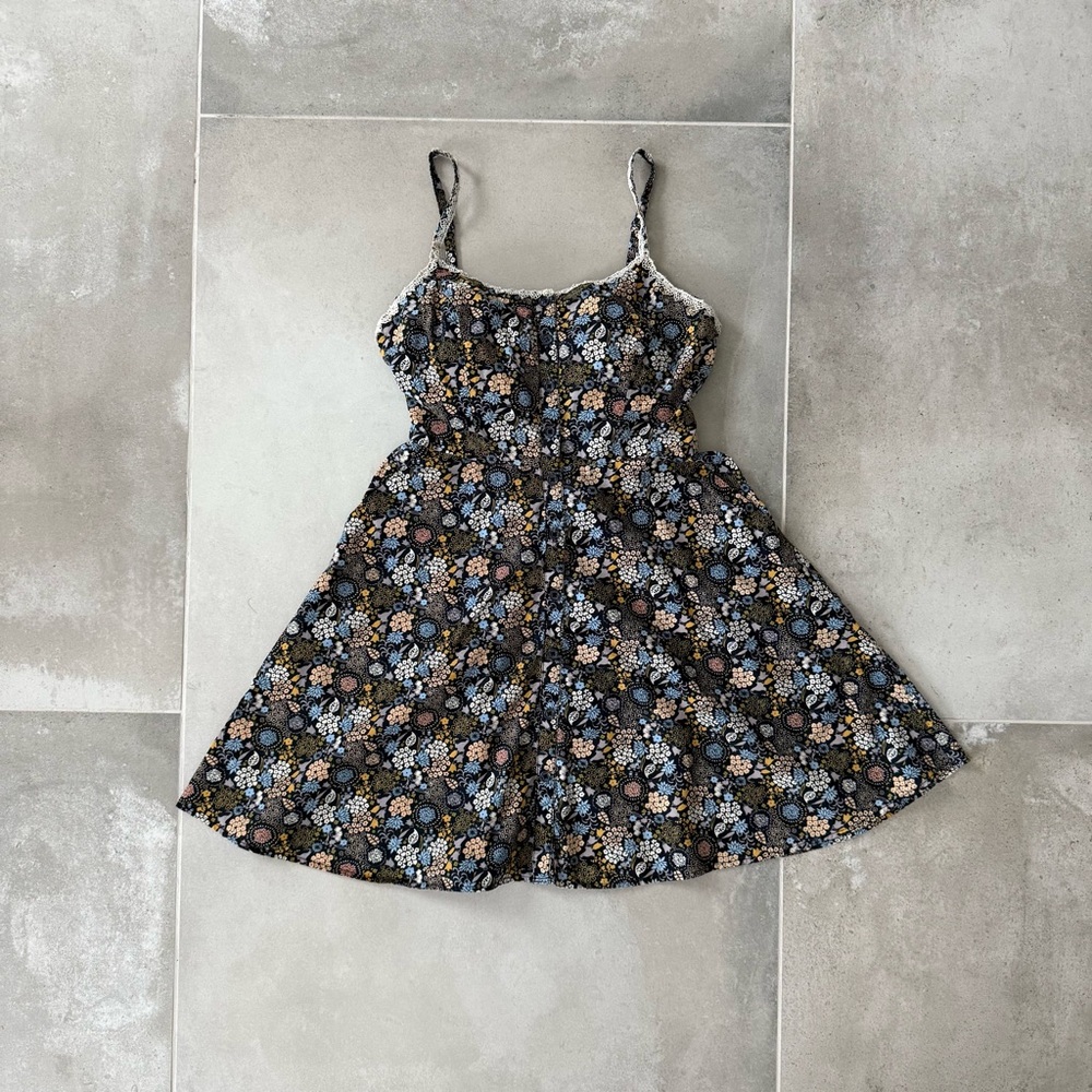 Floral Print Mini Dress